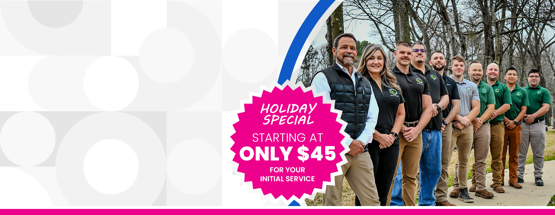 Spring Special! Bundle and Save! Only $99 for your initial service.